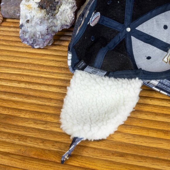 Plaid Bomber Fleece Winter Hat Ear Flaps Minnesota Twins Pepsi Snapback MLB - Picture 10 of 15